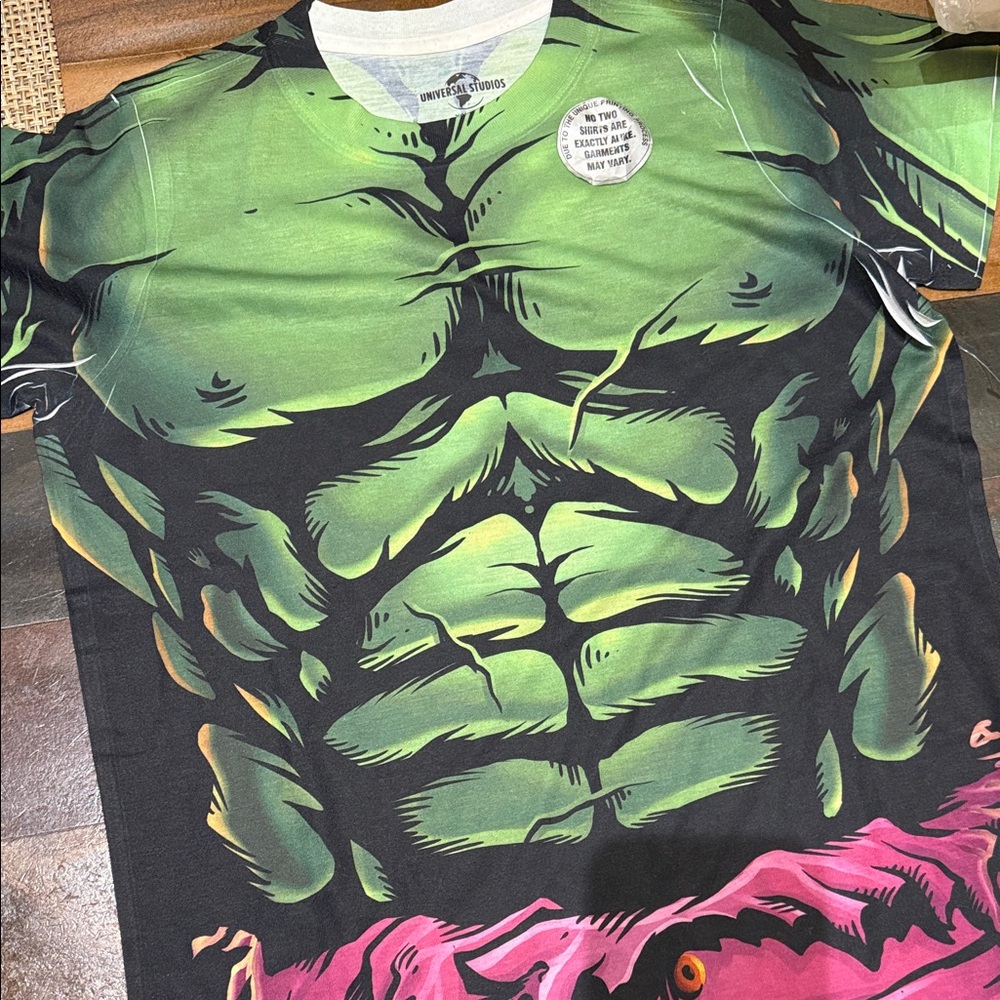 Universal Green and Black Superhero Kids Tee